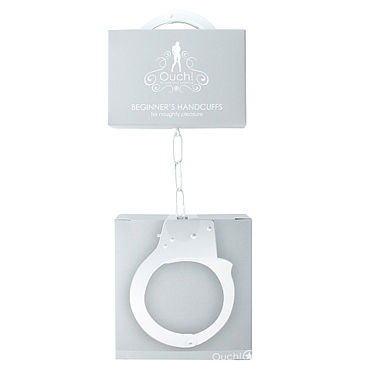 Ouch! Beginners Handcuffs, белые - фото, отзывы Ouch! Beginners Handcuffs, белые - фото, отзывы