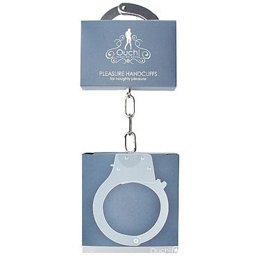 Ouch! Pleasure Handcuffs, серебристые - фото, отзывы Ouch! Pleasure Handcuffs, серебристые - фото, отзывы
