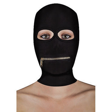Ouch! Extreme Zipper Mask with Mouth Zipper, БДСМ-маска с молнией в области рта Ouch! Extreme Zipper Mask with Mouth Zipper, БДСМ-маска с молнией в области рта