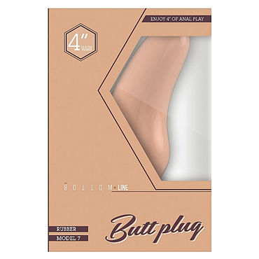 Shots Toys Bottom Line Buttplug Model 7, телесная - фото, отзывы Shots Toys Bottom Line Buttplug Model 7, телесная - фото, отзывы