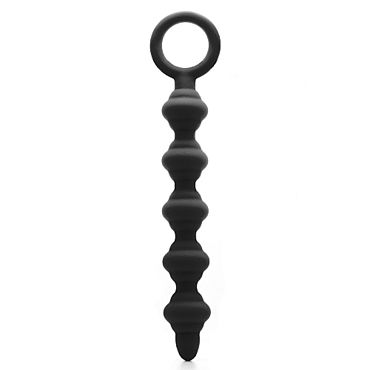 Shots Toys Wrick Anal Chain, черная, Анальная цепочка Shots Toys Wrick Anal Chain, черная, Анальная цепочка