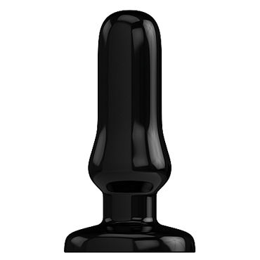Shots Toys Bottom Line Buttplug Model 4, черная, Анальная пробка Shots Toys Bottom Line Buttplug Model 4, черная, Анальная пробка