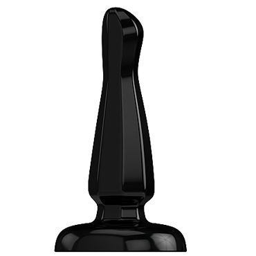 Shots Toys Bottom Line Buttplug Model 3, черная, Анальная пробка Shots Toys Bottom Line Buttplug Model 3, черная, Анальная пробка