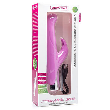 Shots Toys Rechargeable Rabbit, розовый - фото, отзывы Shots Toys Rechargeable Rabbit, розовый - фото, отзывы