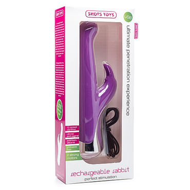Shots Toys Rechargeable Rabbit, фиолетовый - фото, отзывы Shots Toys Rechargeable Rabbit, фиолетовый - фото, отзывы