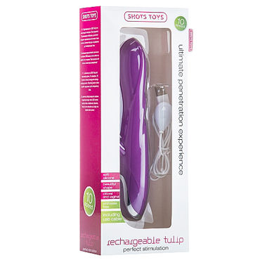 Shots Toys Rechargeable Tulip, фиолетовый - фото, отзывы Shots Toys Rechargeable Tulip, фиолетовый - фото, отзывы