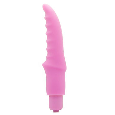 Shots Toys Skallop Bullet, розовый, Ребристый минивибратор Shots Toys Skallop Bullet, розовый, Ребристый минивибратор