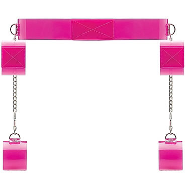 Shots Toys Bad Romance Translucent Bondage Belt with Velcro, Комплект для бондажа Shots Toys Bad Romance Translucent Bondage Belt with Velcro, Комплект для бондажа