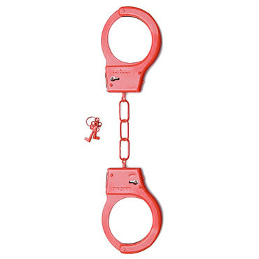 Shots Toys Metal Handcuffs, красные, Металлические наручники Shots Toys Metal Handcuffs, красные, Металлические наручники