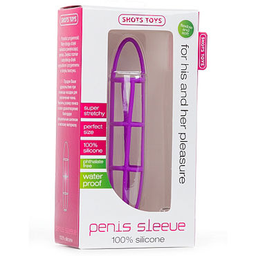 Shots Toys Penis Sleeve, фиолетовая - фото, отзывы Shots Toys Penis Sleeve, фиолетовая - фото, отзывы