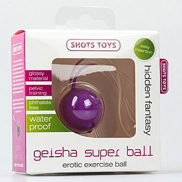 Shots Toys Geisha Super Ball, фиолетовый - фото, отзывы Shots Toys Geisha Super Ball, фиолетовый - фото, отзывы