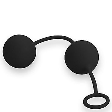 Shots Toys Geisha Twin Balls Deluxe, черные, Вагинальные шарики Shots Toys Geisha Twin Balls Deluxe, черные, Вагинальные шарики