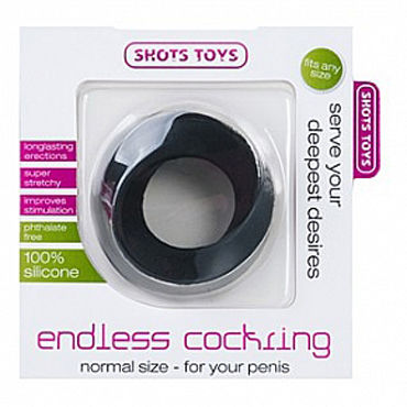 Shots Toys Endless Cockring Small, черное - фото, отзывы Shots Toys Endless Cockring Small, черное - фото, отзывы