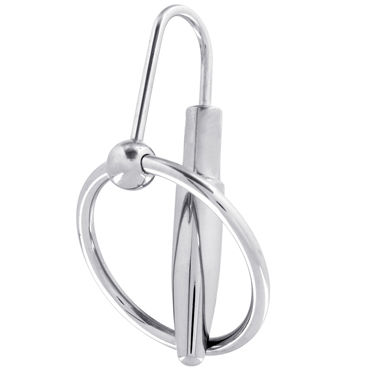 Steel Power Tools Penisplug W Glansring, 30 мм, Эрекционное кольцо с катетером Steel Power Tools Penisplug W Glansring, 30 мм, Эрекционное кольцо с катетером