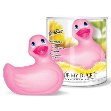 Bigteaze Toys I Rub My Duckie, розовый, Вибратор в форме утенка компактного размера Bigteaze Toys I Rub My Duckie, розовый, Вибратор в форме утенка компактного размера