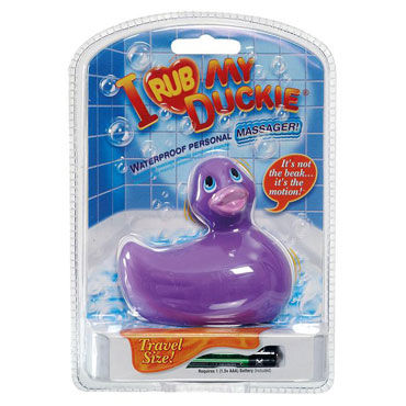 Bigteaze Toys I Rub My Duckie, фиолетовый, Вибратор в форме утенка компактного размера Bigteaze Toys I Rub My Duckie, фиолетовый, Вибратор в форме утенка компактного размера
