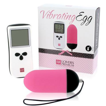 LoversPremium Vibrating Egg, розовое, Виброяйцо с беспроводным пультом управления LoversPremium Vibrating Egg, розовое, Виброяйцо с беспроводным пультом управления