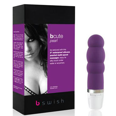 Bswish bCute Pearl, фиолетовый, Минивибратор с рельефной поверхностью Bswish bCute Pearl, фиолетовый, Минивибратор с рельефной поверхностью