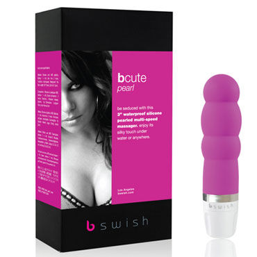 Bswish bCute Pearl, розовый, Минивибратор с рельефной поверхностью Bswish bCute Pearl, розовый, Минивибратор с рельефной поверхностью