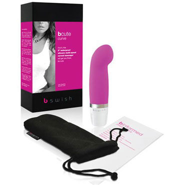 Bswish bCute Curve, розовый - Минивибратор для точки G - купить в секс шопе Bswish bCute Curve, розовый - Минивибратор для точки G - купить в секс шопе