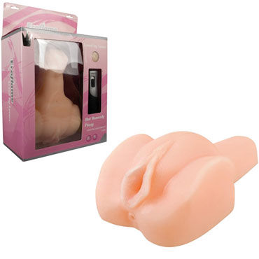 Eroflame Hot Heavenly Pussy, телесный, Мастурбатор вагина и попка с вибрацией Eroflame Hot Heavenly Pussy, телесный, Мастурбатор вагина и попка с вибрацией