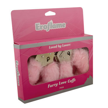 Eroflame Furry Love Cuffs, розовые - фото, отзывы Eroflame Furry Love Cuffs, розовые - фото, отзывы