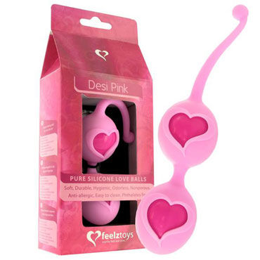 FeelzToys Desi Pink, Вагинальные шарики в силиконовой оболочке FeelzToys Desi Pink, Вагинальные шарики в силиконовой оболочке