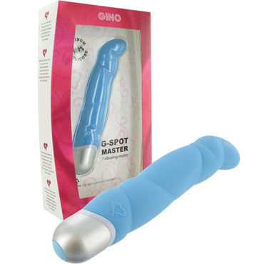 FeelzToys Gino, голубой, Вибратор для стимуляции точки G FeelzToys Gino, голубой, Вибратор для стимуляции точки G
