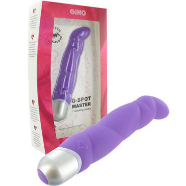 FeelzToys Gino, фиолетовый, Вибратор для стимуляции точки G FeelzToys Gino, фиолетовый, Вибратор для стимуляции точки G