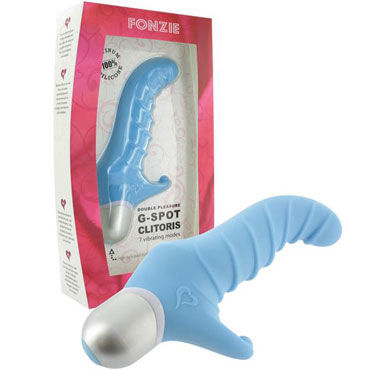 FeelzToys Fonzie, голубой, Вибратор со стимуляцией клитора и точки G FeelzToys Fonzie, голубой, Вибратор со стимуляцией клитора и точки G