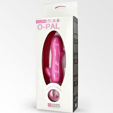 LoversPremium O-Pal Flora, розовый - Вибратор, со стимуляцией клитора - купить в секс шопе LoversPremium O-Pal Flora, розовый - Вибратор, со стимуляцией клитора - купить в секс шопе