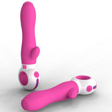 LoversPremium O-Pal Flora, розовый, Вибратор, со стимуляцией клитора LoversPremium O-Pal Flora, розовый, Вибратор, со стимуляцией клитора