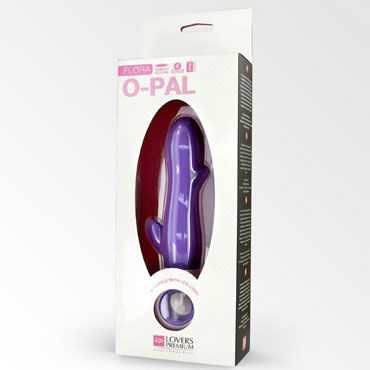 LoversPremium O-Pal Flora, фиолетовый - Вибратор, со стимуляцией клитора - купить в секс шопе LoversPremium O-Pal Flora, фиолетовый - Вибратор, со стимуляцией клитора - купить в секс шопе
