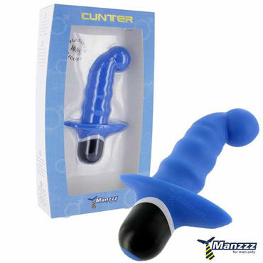 ManzzzToys Cunter, синий, Мужской вибростимулятор простаты ManzzzToys Cunter, синий, Мужской вибростимулятор простаты