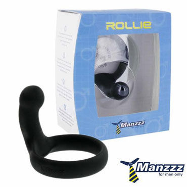 ManzzzToys Rollie, черное, Эрекционное кольцо ManzzzToys Rollie, черное, Эрекционное кольцо