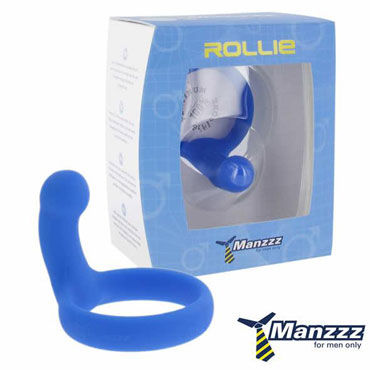 ManzzzToys Rollie, синее, Эрекционное кольцо ManzzzToys Rollie, синее, Эрекционное кольцо
