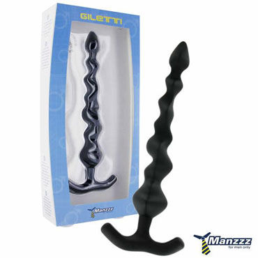 ManzzzToys Giletti, черная, Анальная цепочка ManzzzToys Giletti, черная, Анальная цепочка