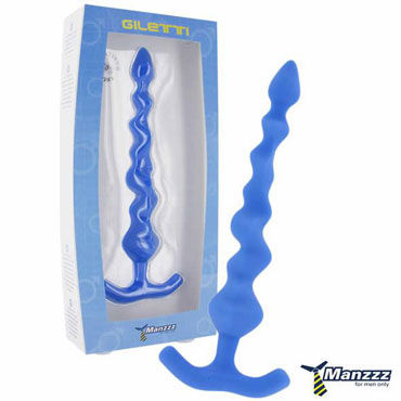 ManzzzToys Giletti, синяя, Анальная цепочка ManzzzToys Giletti, синяя, Анальная цепочка