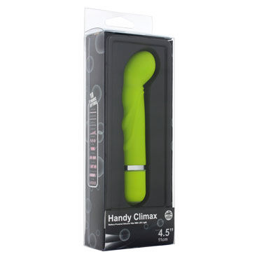 NMC Handy Climax Textured, зеленый, Вибратор с загнутой головкой NMC Handy Climax Textured, зеленый, Вибратор с загнутой головкой