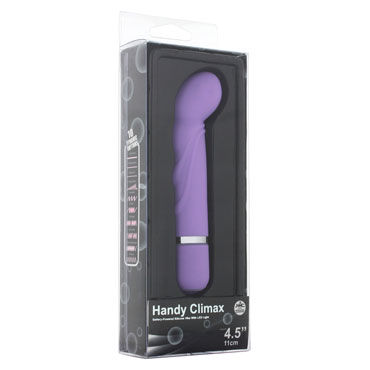 NMC Handy Climax Textured, фиолетовый, Вибратор с загнутой головкой NMC Handy Climax Textured, фиолетовый, Вибратор с загнутой головкой