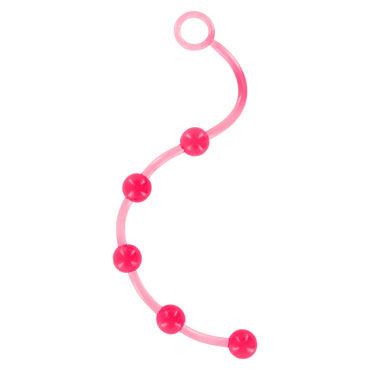 NMC Jelly Pleasure, розовая, Анальная цепочка NMC Jelly Pleasure, розовая, Анальная цепочка