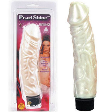 NMC Pearl Shine 23 см, белый, Вибратор реалистичной формы NMC Pearl Shine 23 см, белый, Вибратор реалистичной формы