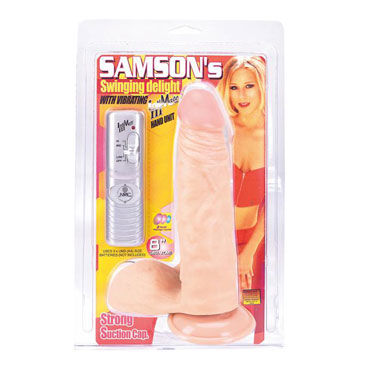 NMC Samson Swinging Delight - Реалистичный вибратор с мошонкой - купить в секс шопе NMC Samson Swinging Delight - Реалистичный вибратор с мошонкой - купить в секс шопе