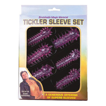 NMC Tickler Sleeve Set - Набор насадок на пенис - купить в секс шопе NMC Tickler Sleeve Set - Набор насадок на пенис - купить в секс шопе