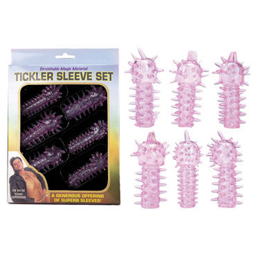 NMC Tickler Sleeve Set, Набор насадок на пенис NMC Tickler Sleeve Set, Набор насадок на пенис