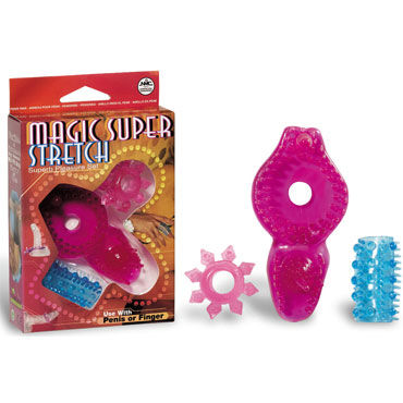 NMC Magic Super Stretch, Два эрекционных кольца и насадка NMC Magic Super Stretch, Два эрекционных кольца и насадка