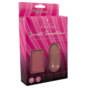 PlayHouse Remote Sensations, розовый - Виброяйцо с беспроводным пультом управления - купить в секс шопе PlayHouse Remote Sensations, розовый - Виброяйцо с беспроводным пультом управления - купить в секс шопе