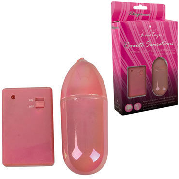 PlayHouse Remote Sensations, розовый, Виброяйцо с беспроводным пультом управления PlayHouse Remote Sensations, розовый, Виброяйцо с беспроводным пультом управления