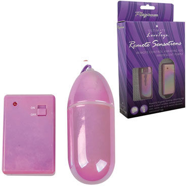 PlayHouse Remote Sensations, фиолетовый, Виброяйцо с беспроводным пультом управления PlayHouse Remote Sensations, фиолетовый, Виброяйцо с беспроводным пультом управления