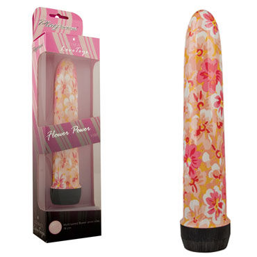 PlayHouse Flower Power, Вибратор с цветочным принтом PlayHouse Flower Power, Вибратор с цветочным принтом